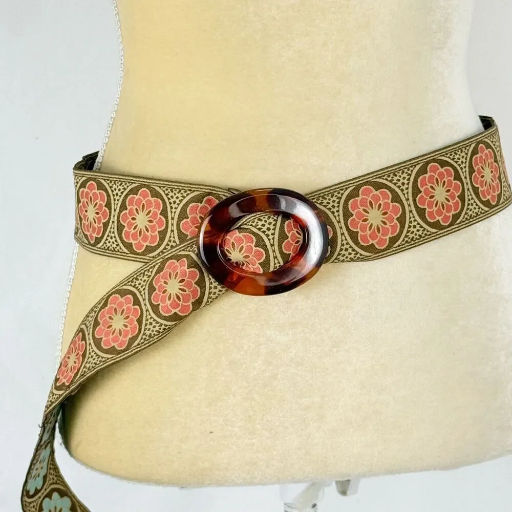 Y2K 2000s New York & Company Belt Women's Size L Bratz Style Fashion Reversible